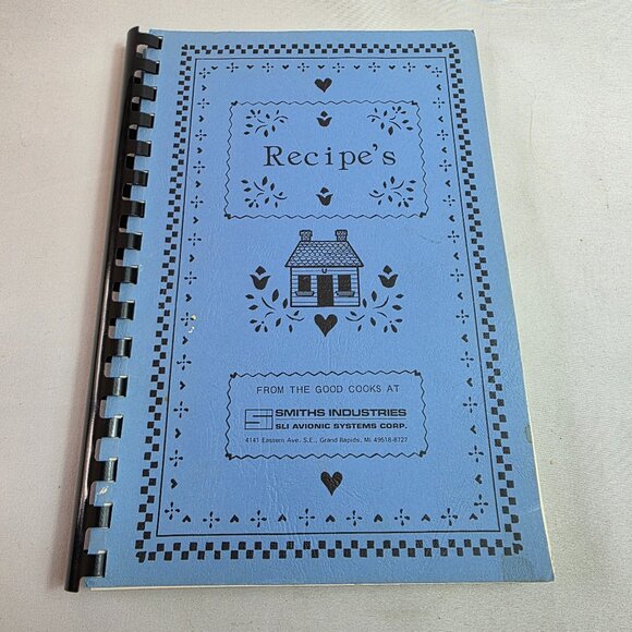 Vintage 1989 Employee Cookbook Smiths Industries Grand Rapids Michigan - Picture 1 of 15